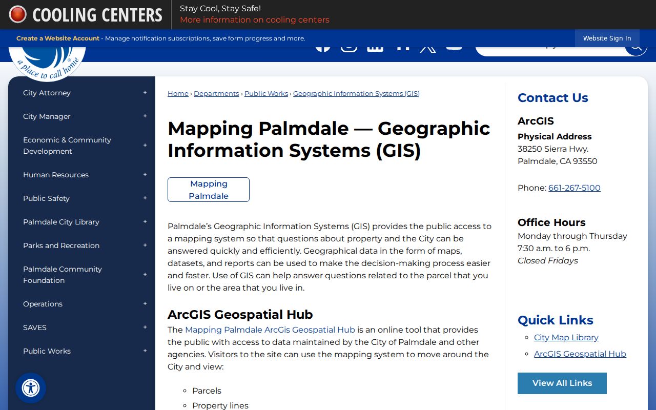 Palmdale residents directory Mapping Palmdale GIS hub